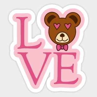 cute love bears Sticker